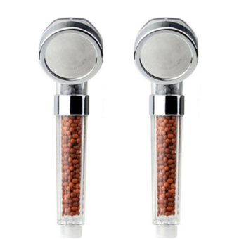 O2ฝักบัวสปา ฝักบัวหิน ฝักบัวเกาหลี น้ำแร่ไอออนShower Head spa (เซ็ท2ชิ้น)