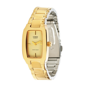 Casio นาฬิกาข้อมือ สีทอง สายสแตนเลส รุ่น LTP-1165N-9CRDF
