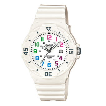 CASIO standard sport Lady นาฬิกาข้อมือผู้หญิง รุ่น LRW-200H-7BVDF - สีขาว