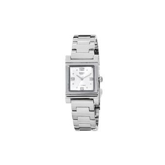 Casio นาฬิกาข้อมือผู้หญิง สายสแตนเลส รุ่น LTP-1237D-7ADF - สีเงิน/ขาว