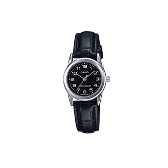 Casio Standard นาฬิกาข้อมือ สายหนัง รุ่น LTP-V001L-1BUDF - สีดำ