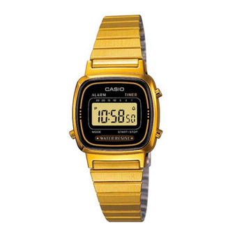 Casio นาฬิกา Digital Classic - รุ่น LA-670WGA-1 - Gold
