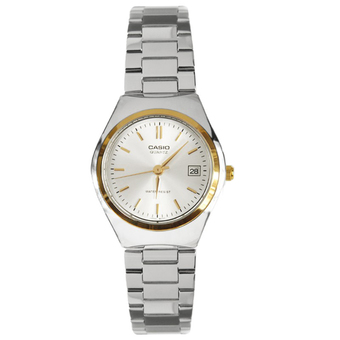 Casio นาฬิกาข้อมือผู้หญิง สายสแตนเลส สีเงิน รุ่น LTP-1170G-7A ( Silver ) / ประกัน CMG