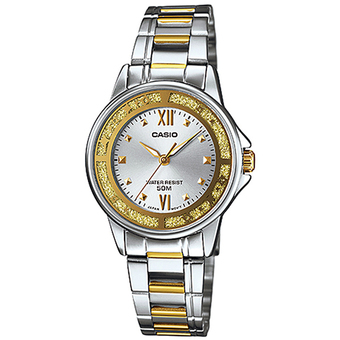 Casio Standard นาฬิกาข้อมือสุภาพสตรี สีเงิน สายแสตนเลส รุ่น LTP-1391SG-7AVDF