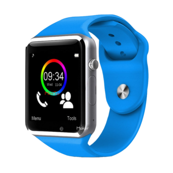 Maker นาฬิกาโทรศัพท์ Bluetooth Smart Watch รุ่น A1 Phone watch(Blue)