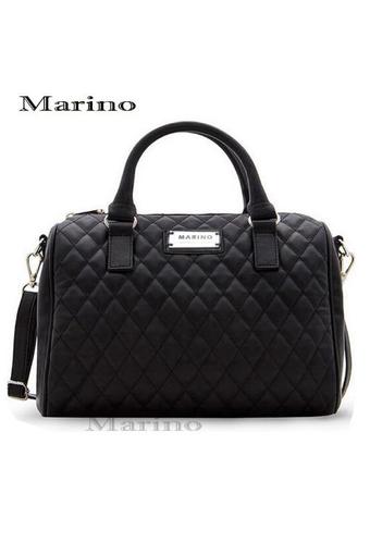 Marino กระเป๋า กระเป๋าถือสีดำ กระเป๋าสะพายสีดำสำหรับผู้หญิง รุ่น 0207 - สีดำ