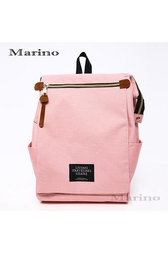 Marino กระเป๋า กระเป๋าเป้ กระเป๋าสะพายหลัง Woman Backpack No.0210 - Pink