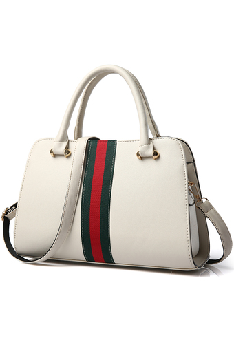 RockLife กระเป๋า กระเป๋าถือ กระเป๋าสะพายสำหรับผู้หญิง Top-Handle bag New Fashion - White