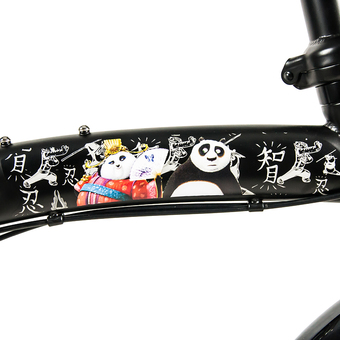 TIGER จักรยานพับ Tiger รุ่น Kung fu panda 20&quot; สีดำ ฟรี สูบจักรยาน Tiger&quot;