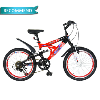 K-BIKE จักรยานเสือภูเขา MOUTAIN BIKE 20" 6 speed รุ่น 20K64 (ดำ/แดง)"