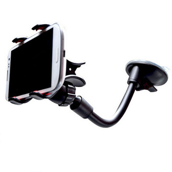 MEGA Universal 360° Rotation Suction Cup Car Windshield Phone Holder Bracket Mount For Smart Phone GPS MP4 ที่หนีบโทรศัพท์ในรถใช้ได้ทุกขนาด รุ่น MG2008 (Black)