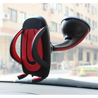 MC COVER PHONE ที่ยึดมือถือในรถ แบบ 180 องศา(สีแดง)