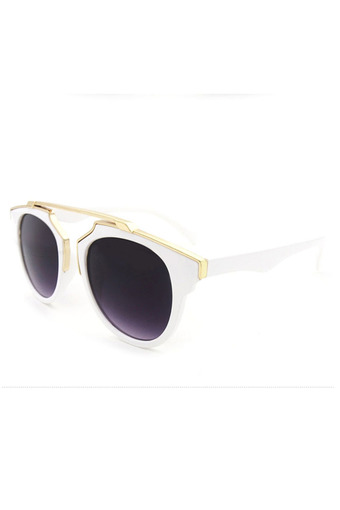 Moonar Fashion Vintage UV Protection Colorful Reflective Film Sunglasses (7#)