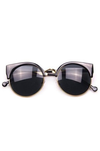 Cat Eye RoSun Glasses Black