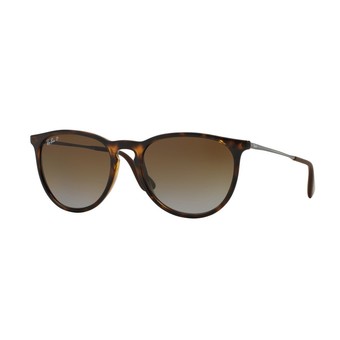 Ray-Ban แว่นกันแดด รุ่น Erika (F) RB4171F - Light Havana (710/T5) Size 54 Polar Brown Gardient
