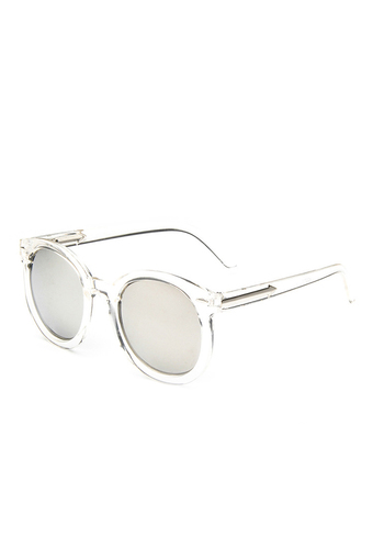 Fancyqube Glass Lens Men Women Glasses Eyewear Sunglasses White