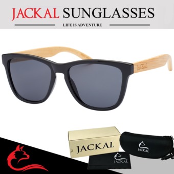 JACKAL แว่นกันแดดขาไม้ Jackal Semi-Wooden Sunglasses รุ่น TRICKLE TR001