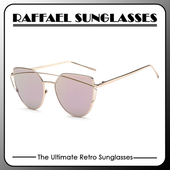RAFFAEL SUNGLASSES แว่นตากันแดด รุ่น 2226 (สีชมพู)