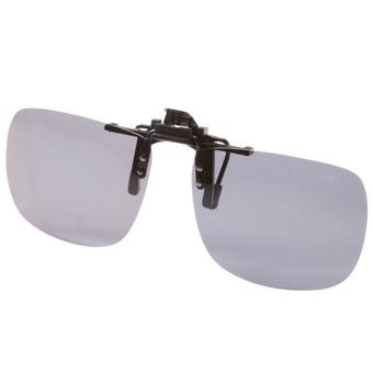 Jookkajoom แว่นกันแดดแบบหนีบเลนส์ POLARISED มีคลิปหนีบแว่นสายตา รุ่น CLIP POLARIZED (คลิปออนสีดำ)(Black Black)