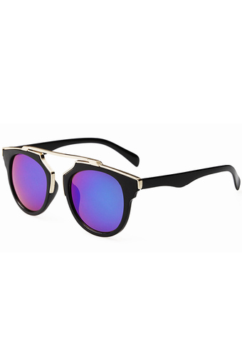 Moonar Vintage UV Protection Sunglasses Colorful Reflective Film