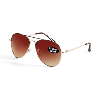 AJ Morgan Vegas Sunglasses Gold-Black, Brown Lens แว่นกันแดด สีดำ-ทอง เลนส์น้ำตาล