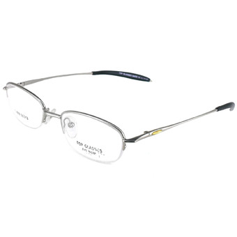 TOP GLASSES แว่นตา รุ่น 11-876 สีเงิน ทรงสปอร์ต กรอบเซาะร่อง (ขยายขนาดได้)
