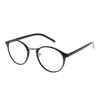 Linemart Women&#039;s Vintage Round Glasses (Black)