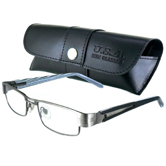 MATSUDA แว่นตา รุ่น M-004-M สีเงิน กรอบเต็ม (ขาสปริง)