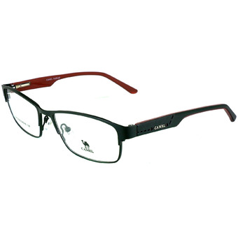 CAMEL แว่นสายตา รุ่น CA-12748 สีดำตัดแดง new style กรอบเต็ม (ขาสปริง)