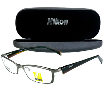 Nikon แว่นสายตา รุ่น NK-89207 G-5 สีน้ำตาล MADE IN JAPAN(ขาสปริง)