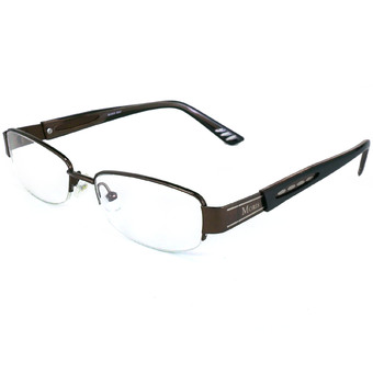 MORIS แว่นสายตา รุ่น 8047 สีน้ำตาล กรอบเซาะร่อง (ขยายขนาดได้)