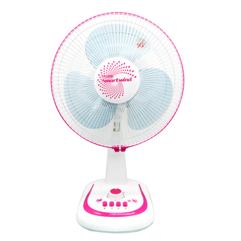 Sonar พัดลมตั้งโต๊ะ ตั้งเวลาได้ ขนาด 12 นิ้ว Smartwind รุ่น EF-B185 (สีชมพู)