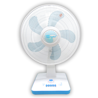 Sonar พัดลมตั้งโต๊ะ พัดลมตั้งเวลาได้ ขนาด 16นิ้ว Smartwind รุ่น EF-L153 (สีฟ้า)