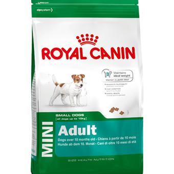 Royal Canin Mini Adult 8 Kg อาหารสำหรับสุนัขพันธุ์เล็กอายุ 10 เดือน- 8 ปี ขนาด 8กิโลกรัม