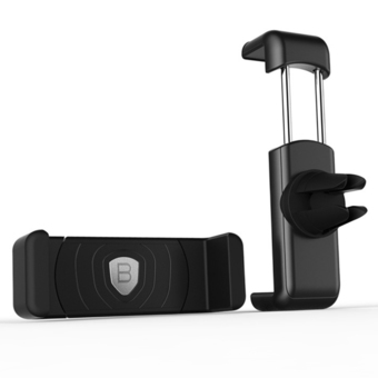 BASEUS อุปกรณ์ยึดโทรศัพท์ เสียบช่องแอร์รถยนต์ Mini Car Plus Shield Mount (สีดำ)
