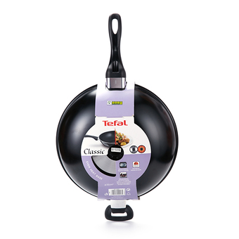 Tefal ทีฟาล์ว กระทะก้นลึก คลาสสิค วอค ขนาด 32 ซม.