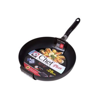 ZEBRA กระทะนอนสติ๊ก 28 ซม. IH PLATINUM CHEF