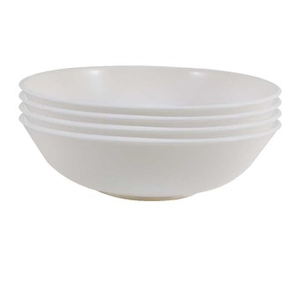 TOP ท็อป ชามกลม 6 นิ้ว B60 สีครีม ABS - แพ็ค 4 ชาม