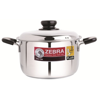 ZEBRA หม้อหุงต้ม วิสด้อมพลัส 24 ซม.