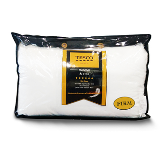 Tesco เทสโก้ หมอนหนุนพรีเมี่ยม 6 ดาว รุ่นเฟิร์ม - สีขาว