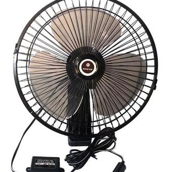 Sanyo พัดลมติดในรถยนต์ 24 v ขนาด 10 นิ้ว (สีดำ)(Black)(Black)