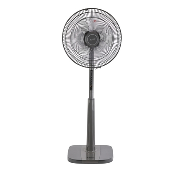 Mitsubishi พัดลมตั้งพื้น 16 นิ้ว พร้อมรีโมท SD MOTOR รุ่น LV16S-RT (สีเทา)