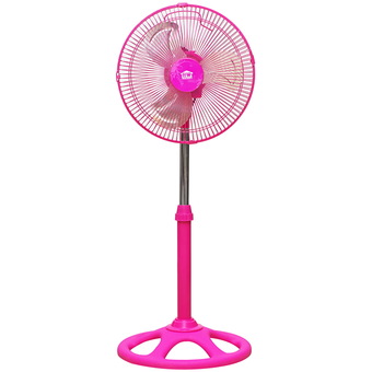 House Worth พัดลมตั้งพี้น Fan พัดลมปรับระดับ ขนาด 12 นิ้ว รุ่น HW-EF05P (Pink)
