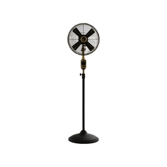 Bungalow Stand Fan 12&quot; 3 Speed (Bronze Grill / Black Base)&quot;