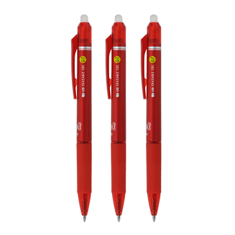 UD ปากกาเจลลบได้ สีแดง 0.7 มม. (แพ็ค 3 ชิ้น)