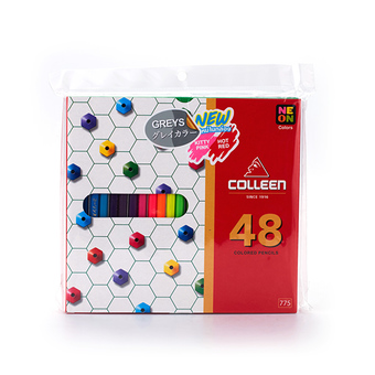 COLLEEN คอลลีน ดินสอสีแท่งยาว 48 สี