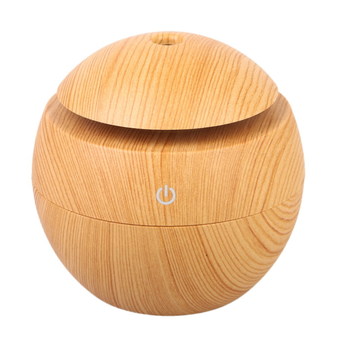Aroma Essential Oil Diffuser Ultrasonic Humidifier (Light Wooden) - Intl