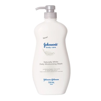 Johnson Body Care ครีมอาบน้ำ เนเชอรัลลี่ ไวท์ 750 มล