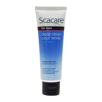 SCACARE สกาแคร์ ฟอร์เมน ดีพ คลีน คูล ไวท์ โฟม 100 กรัม