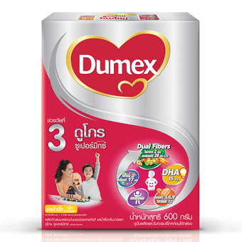 DUMEX ดูเม็กซ์ นมผง ดูโกร 1 พลัส 3 รสน้ำผึ้ง+วานิลลา 600 กรัม